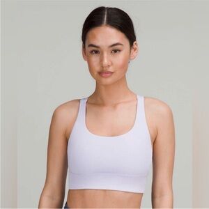 Lululemon Energy Longline Bra pastel blue
